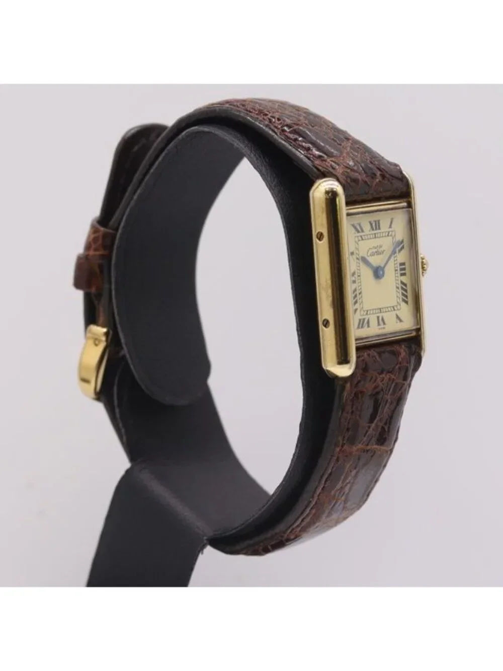 Cartier Must Tank Quartz Beige Dial Watch